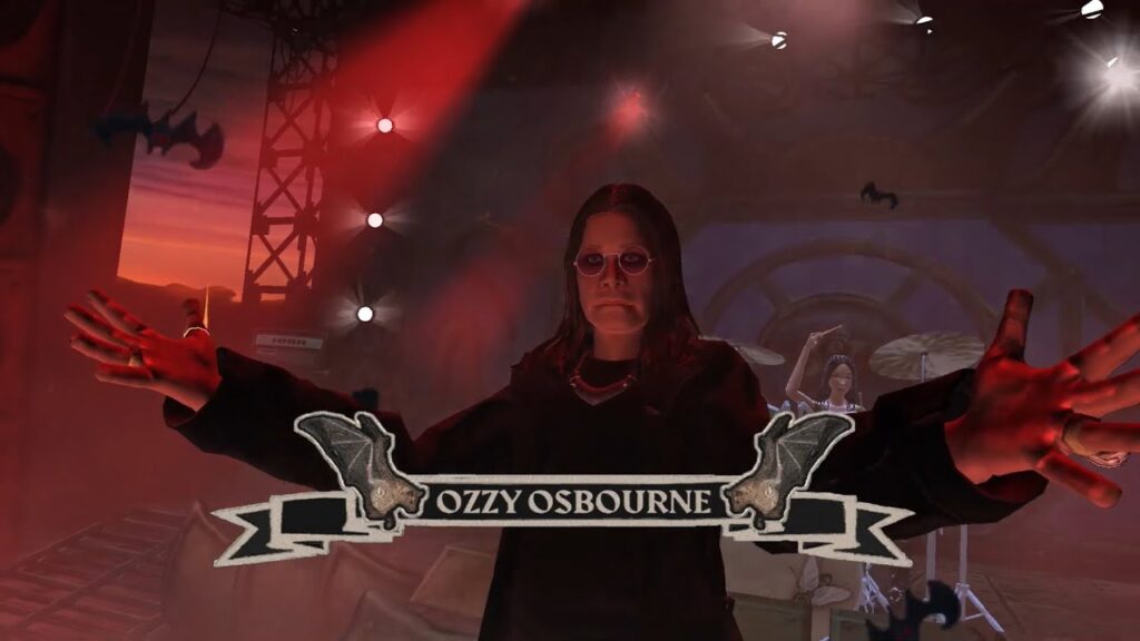 Ozzy Osbourne no Jogo "Guitar Heroes Legends"